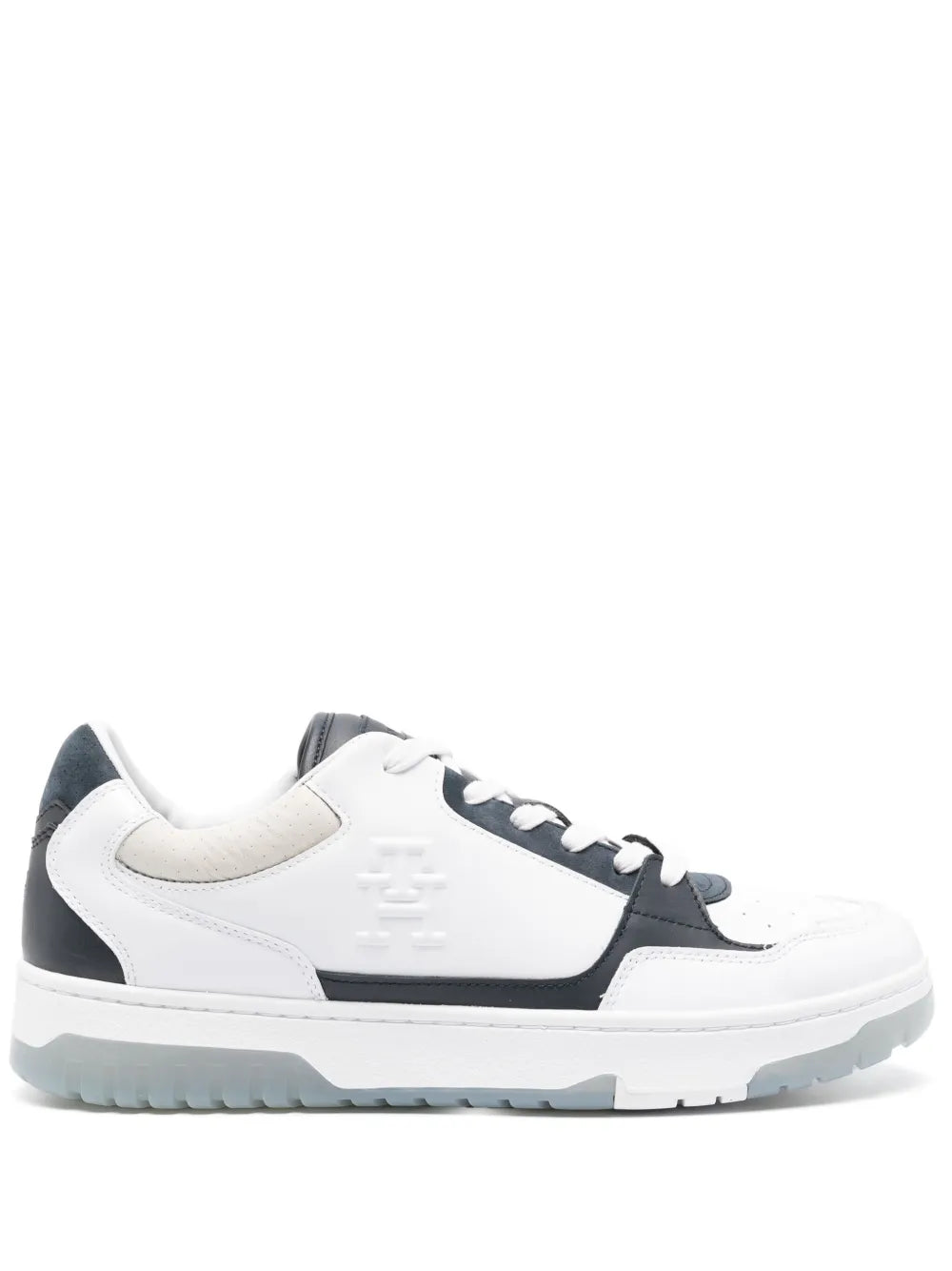 Tommy Hilfiger Th-Embossed Leather Sneakers