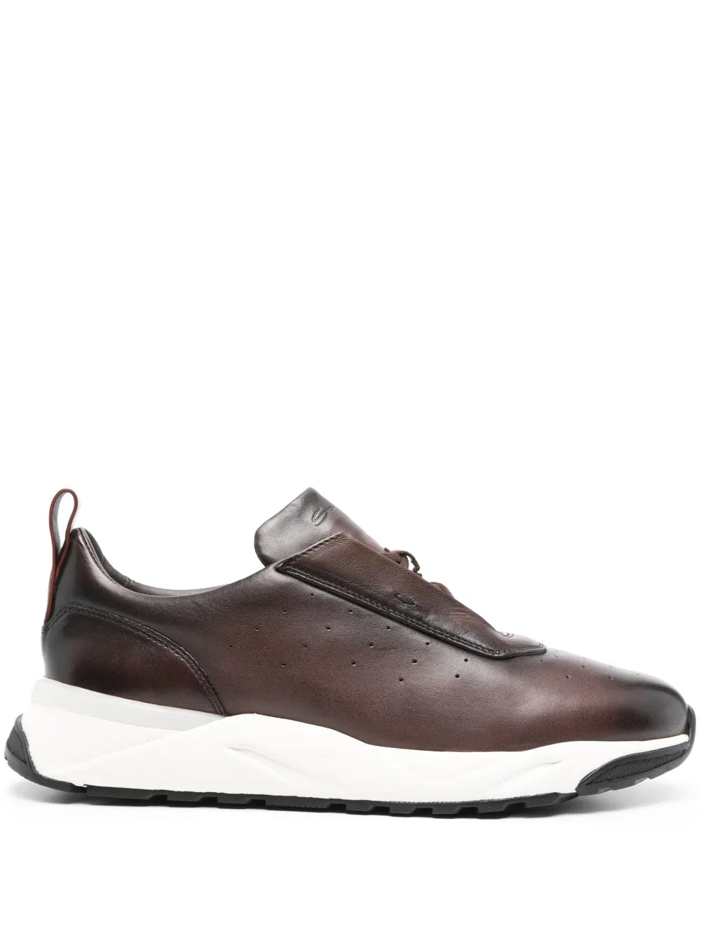 Santoni Leather Sneakers
