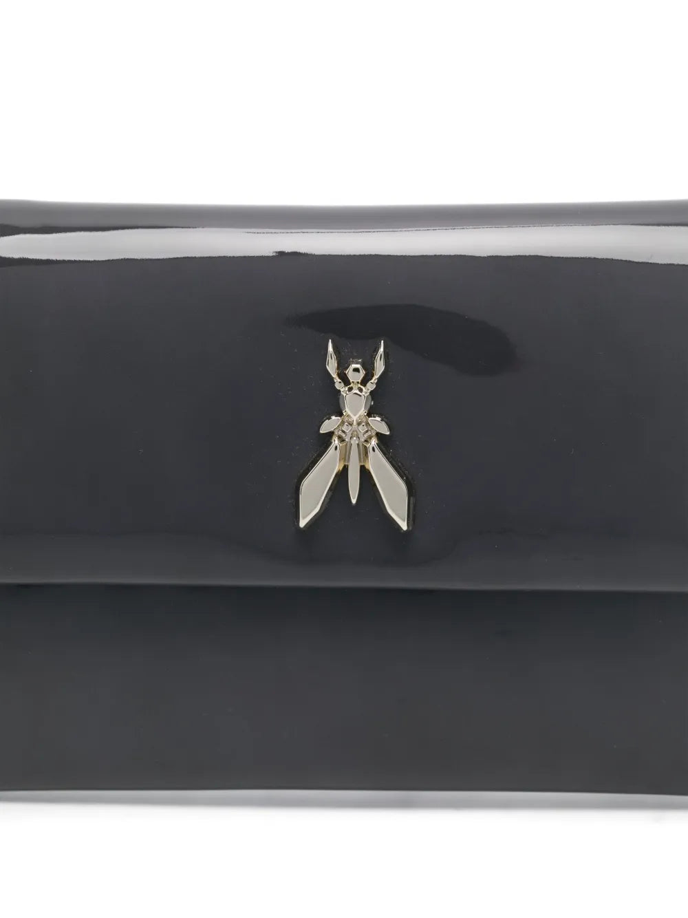 Patrizia PepeFly-logo chain clutch bag