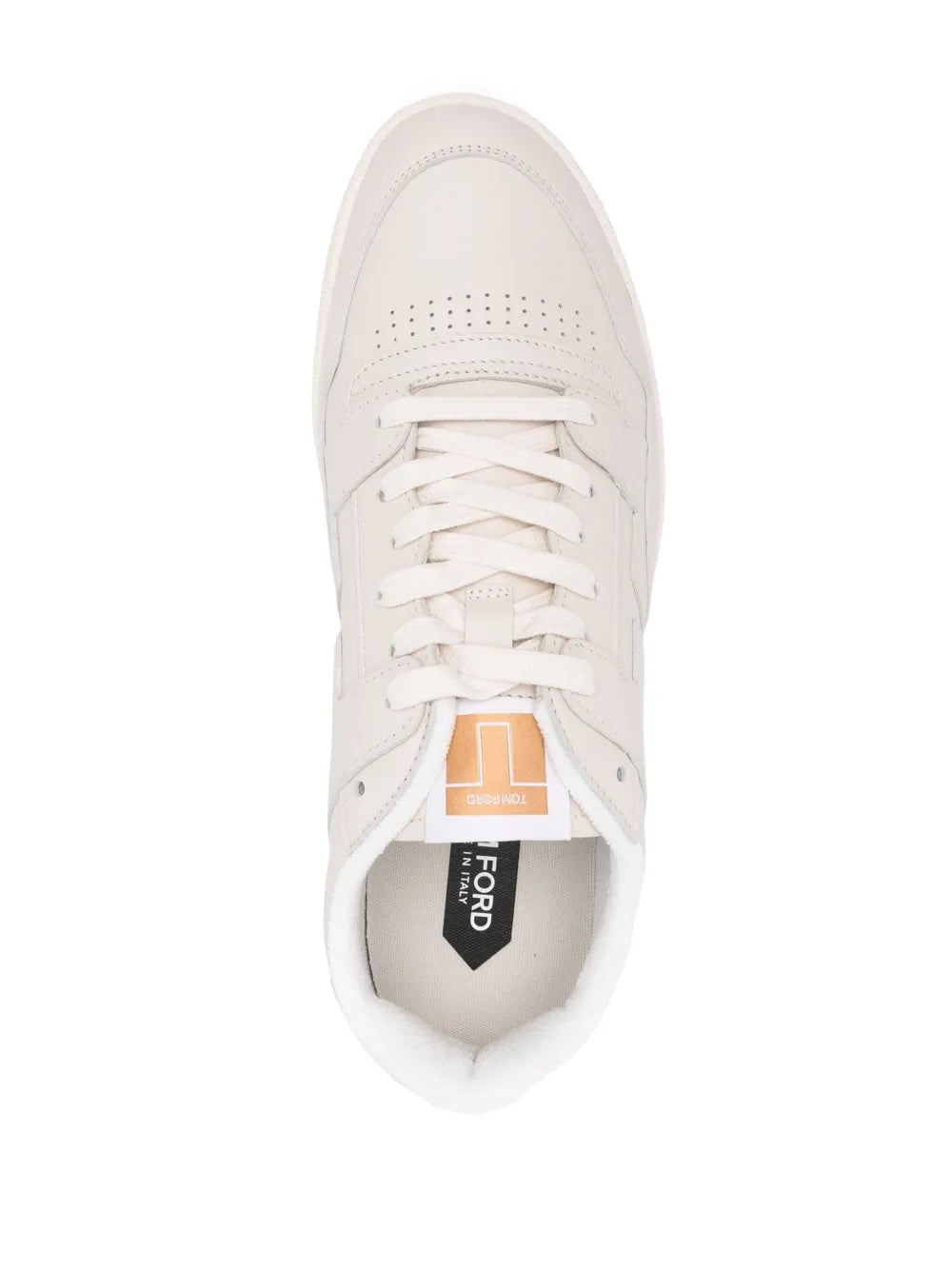 Tom Ford Logo-Debossed Leather Sneakers