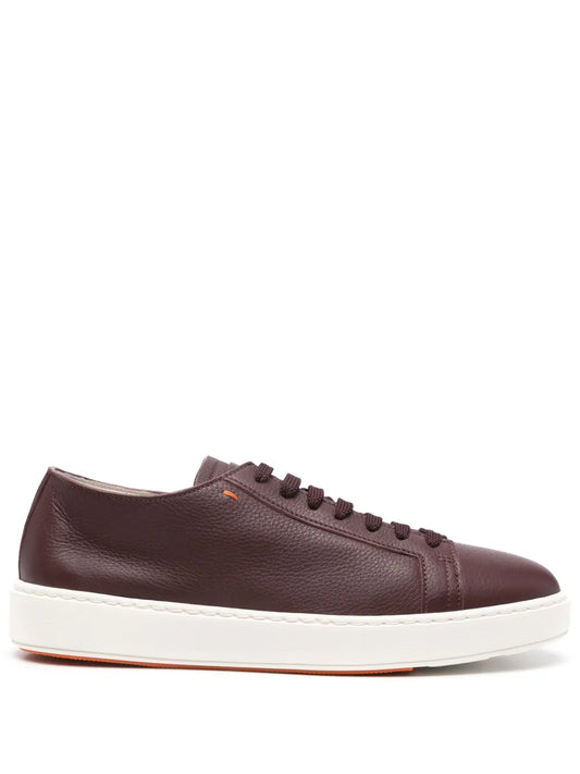 Santoni Leather Sneakers