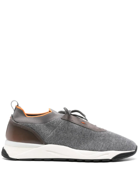 Santoni Knitted Sneakers