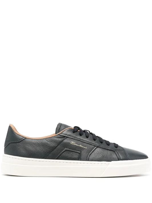 Santoni Leather Sneakers
