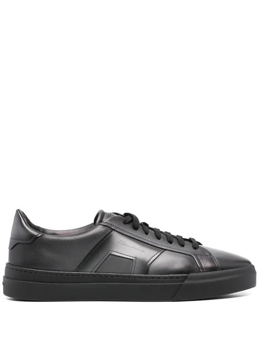 Santoni Double Buckle Sneakers