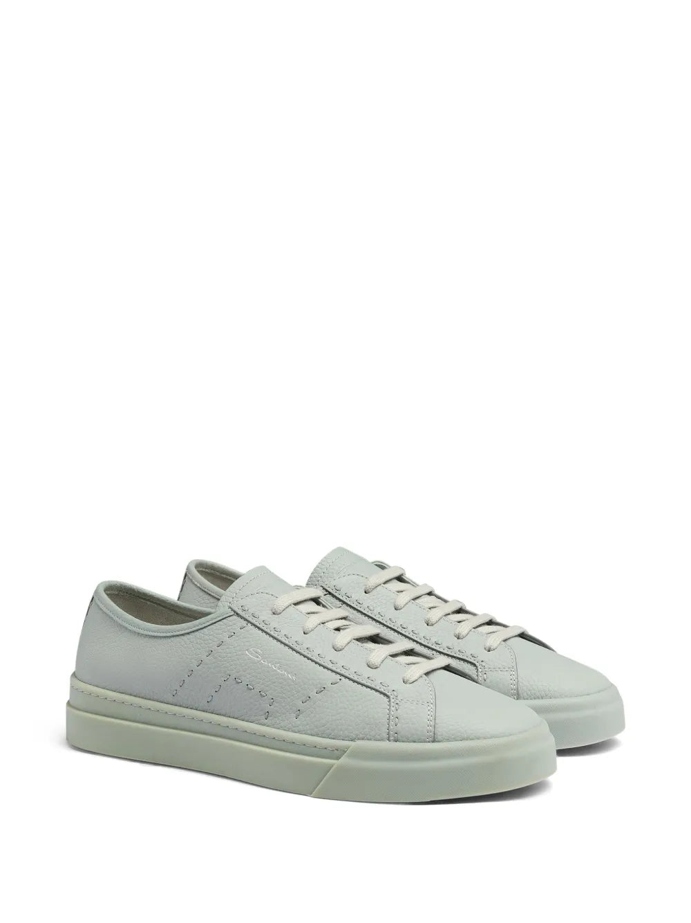 Santoni Double Buckle Sneakers