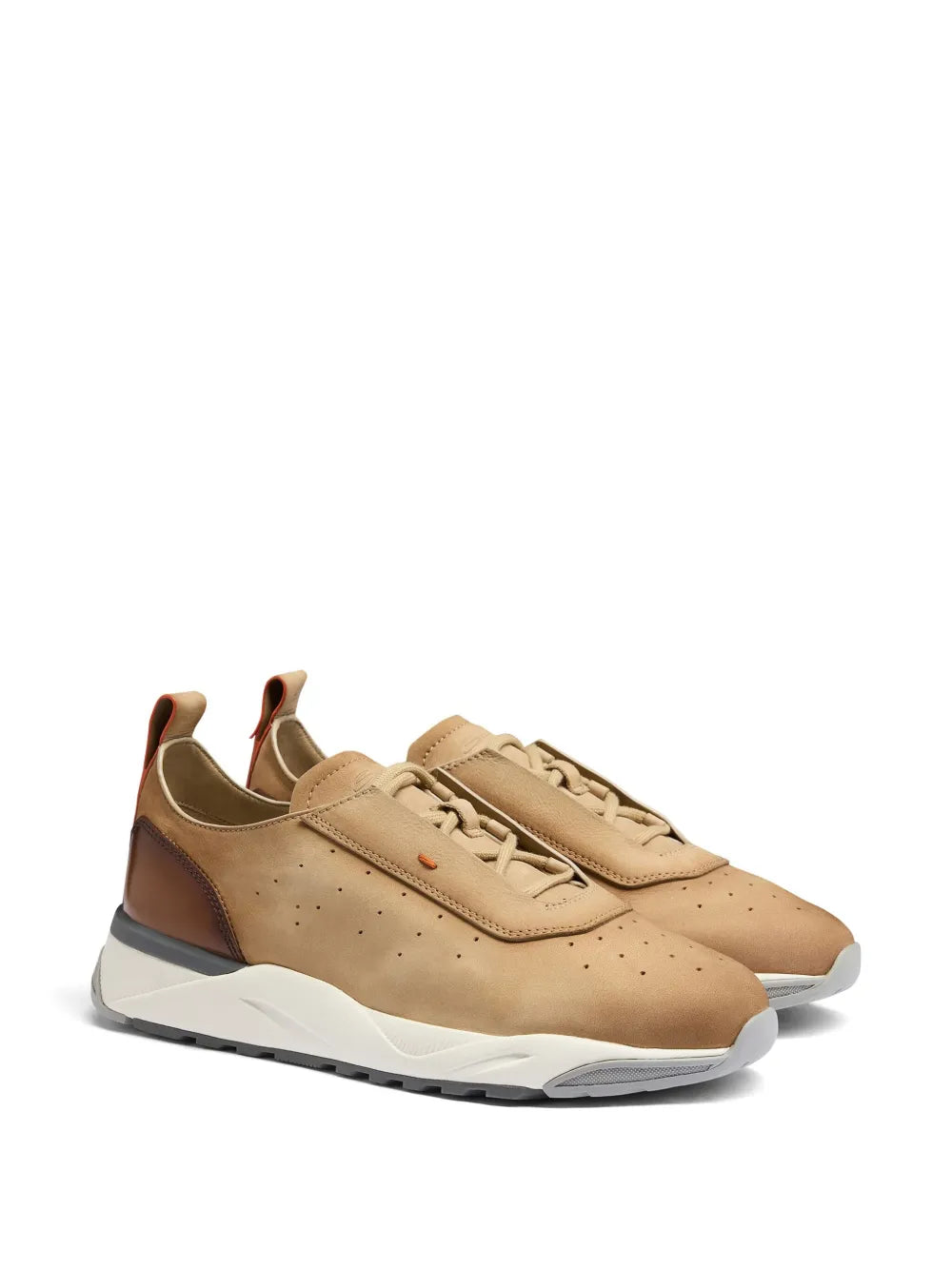 Santoni Leather Sneakers