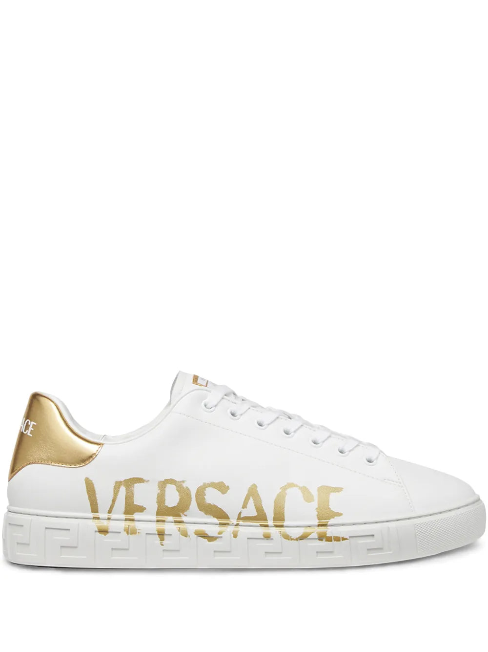 Versace Greca Logo-Print Sneakers
