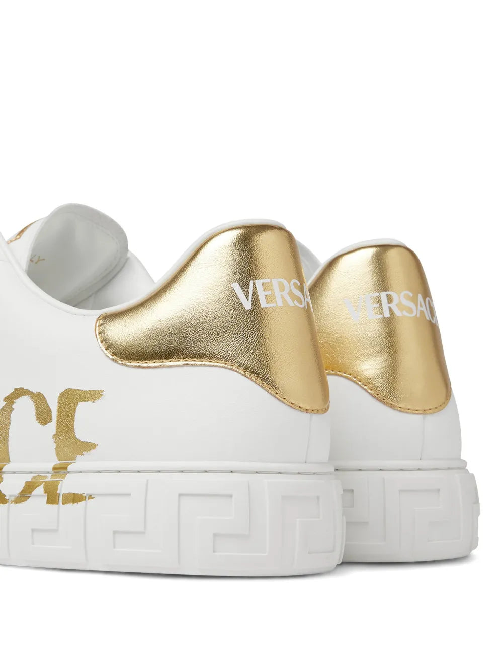 Versace Greca Logo-Print Sneakers