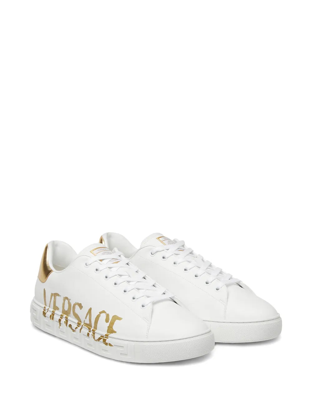 Versace Greca Logo-Print Sneakers