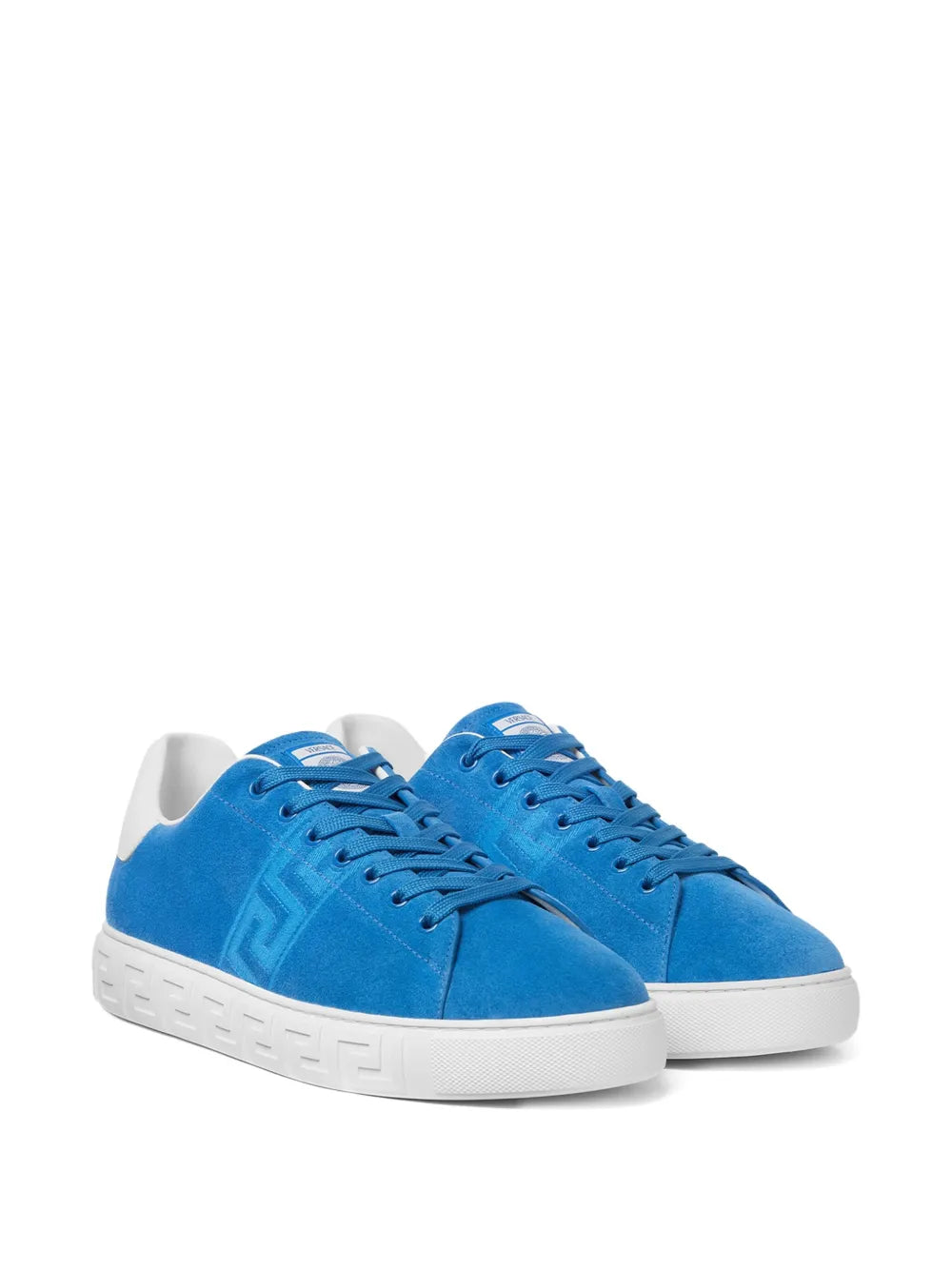 Versace Greca Suede Sneakers
