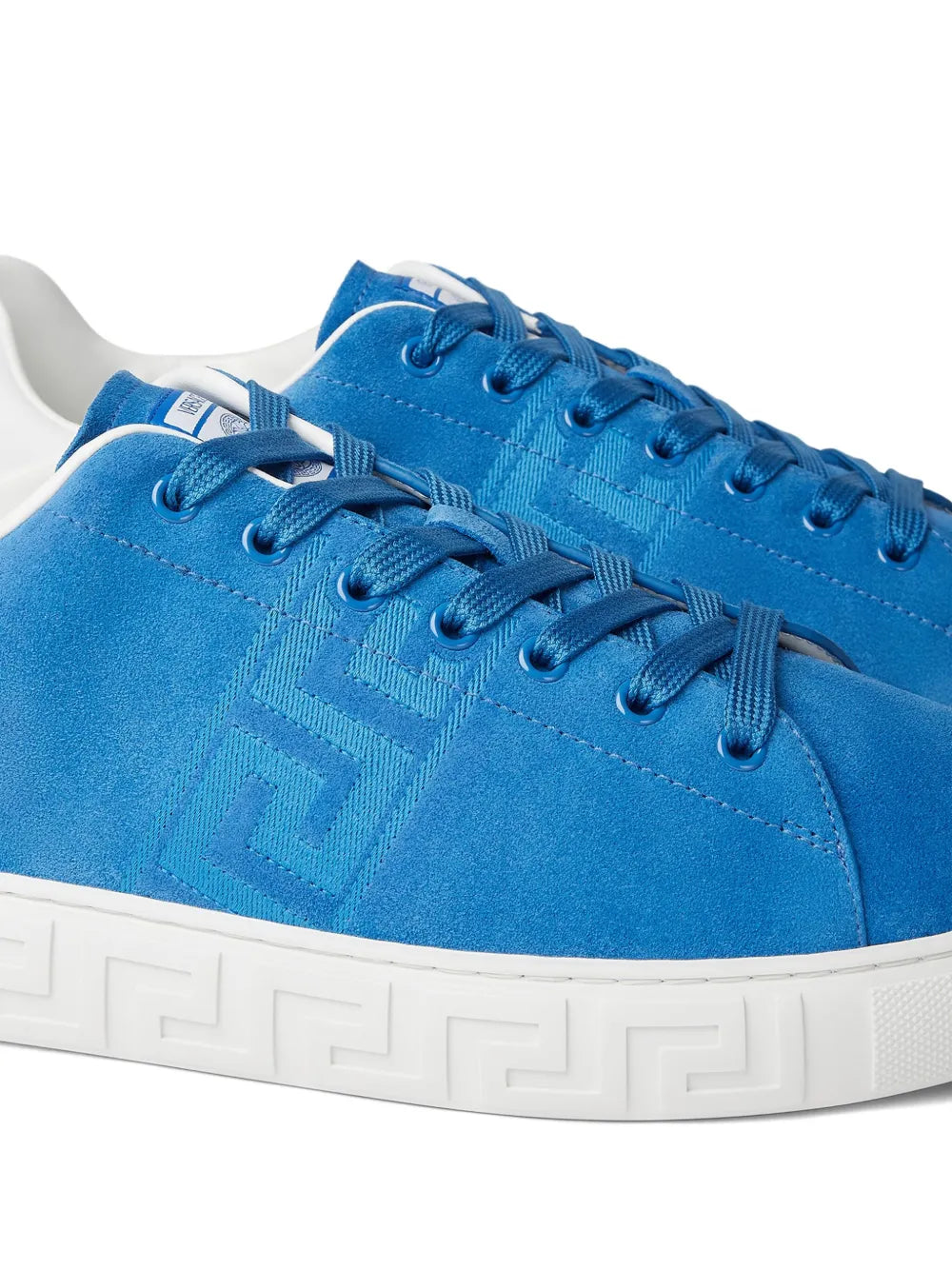 Versace Greca Suede Sneakers