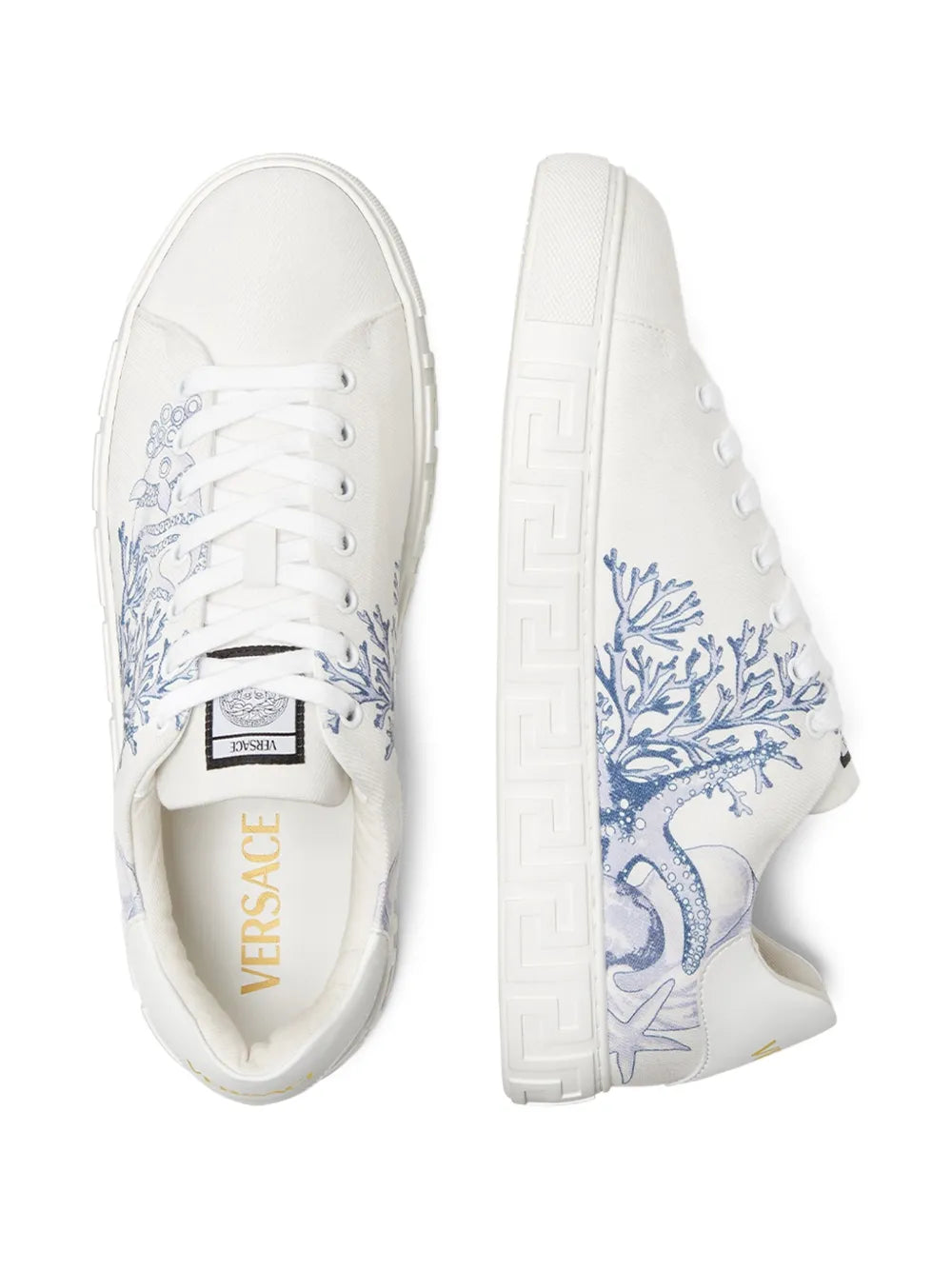 Versace Coral Theatre Greca Sneakers
