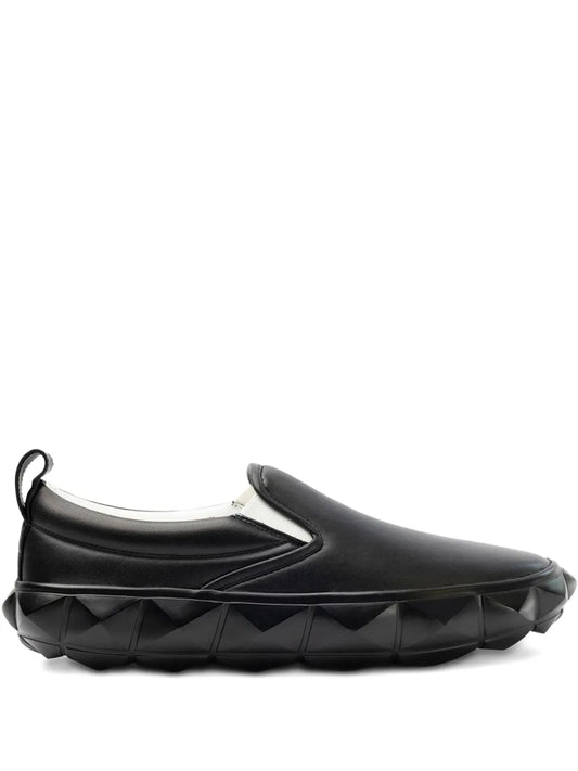 Valentino Garavani Leather Slip-On Sneakers