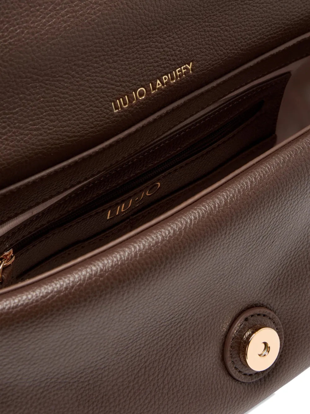 LIU JOmedium LaPuffy teddy crossbody bag