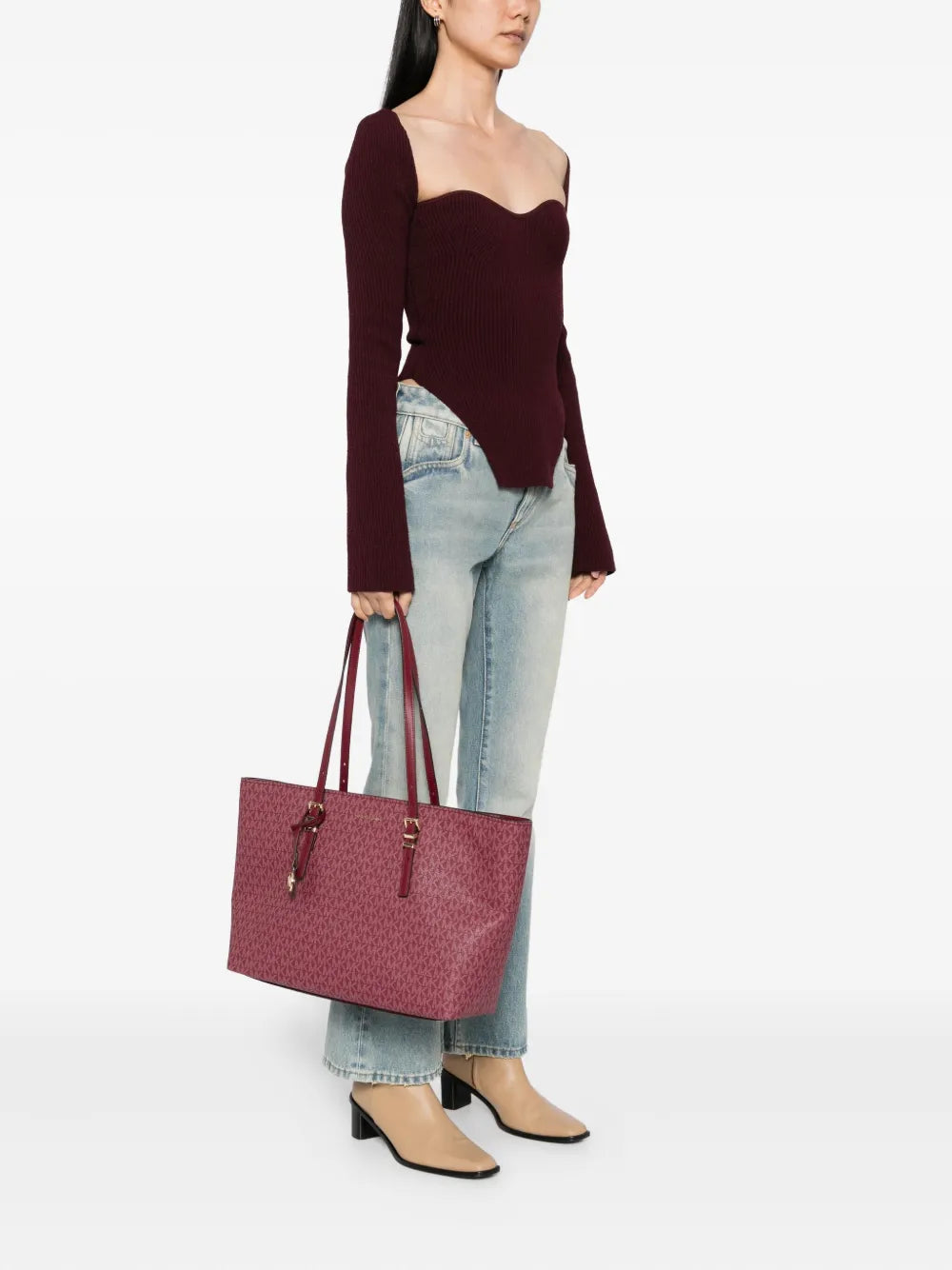 Michael KorsLarge Quinn Signature Logo tote