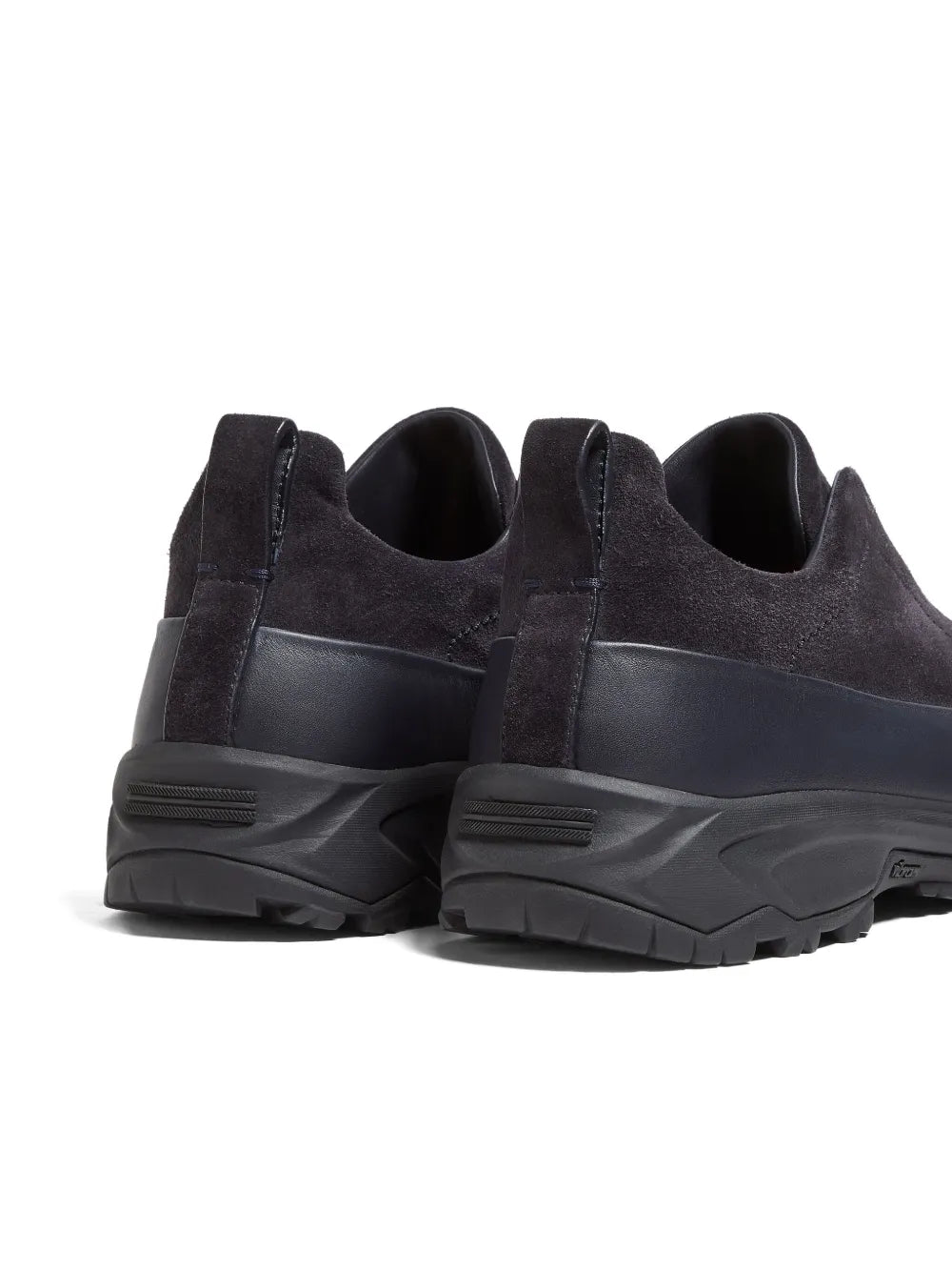 Zegna Triple Stitch?Leather Suede Sneakers