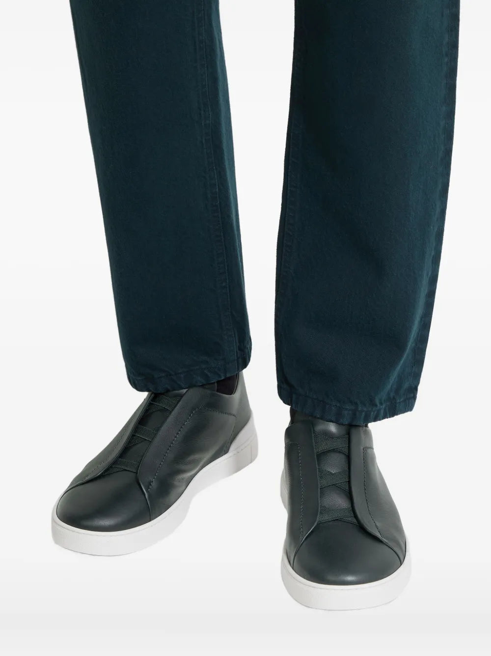 Zegna Secondskin Triple Stitch?Sneakers