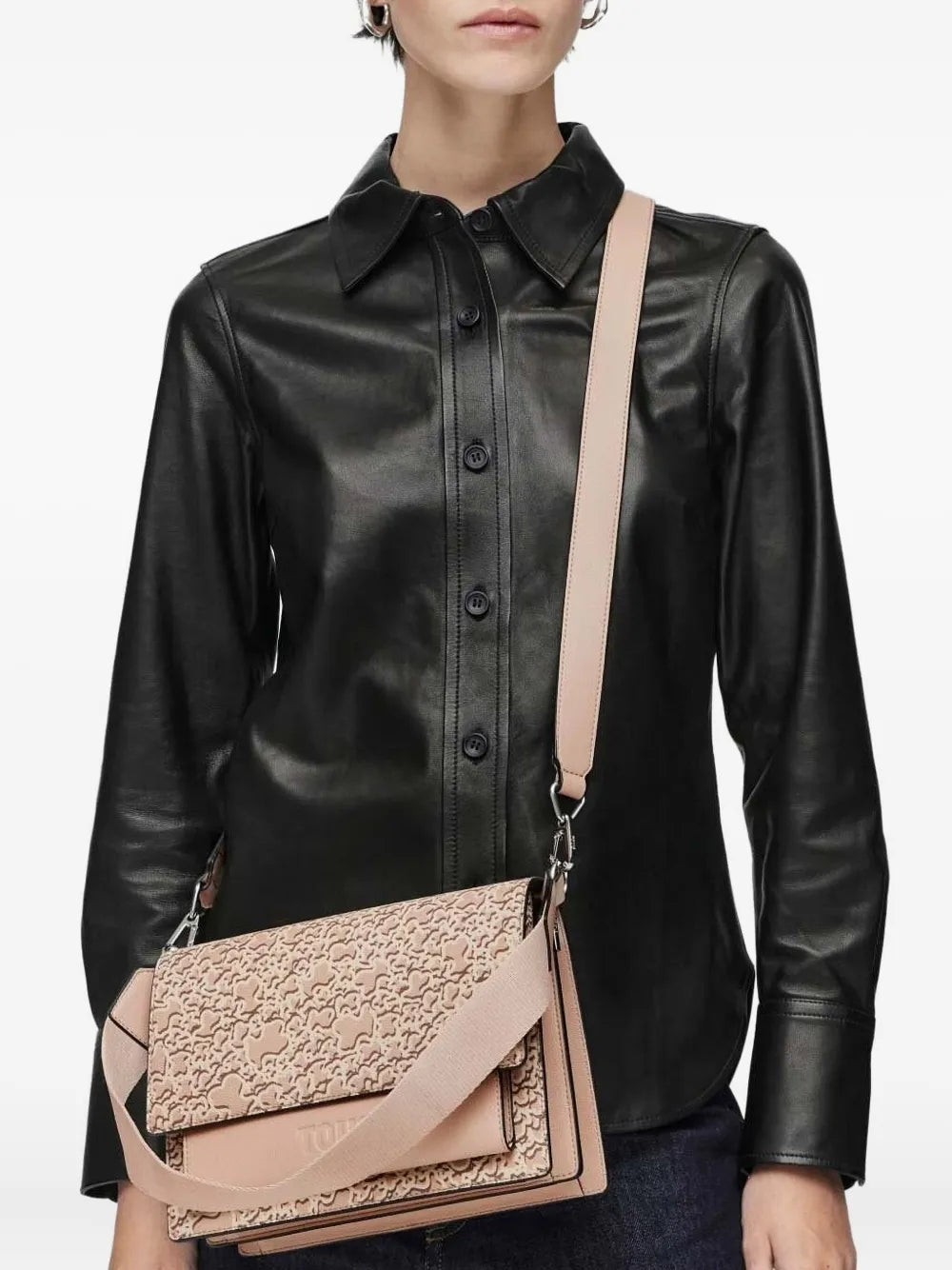 TOUSmedium Audree bear-logo shoulder bag
