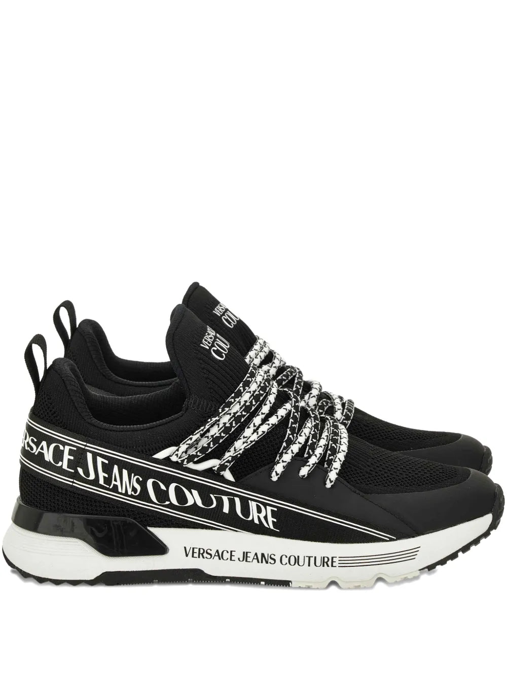 Versace Jeans Couture Lace-Up Logo Sneakers
