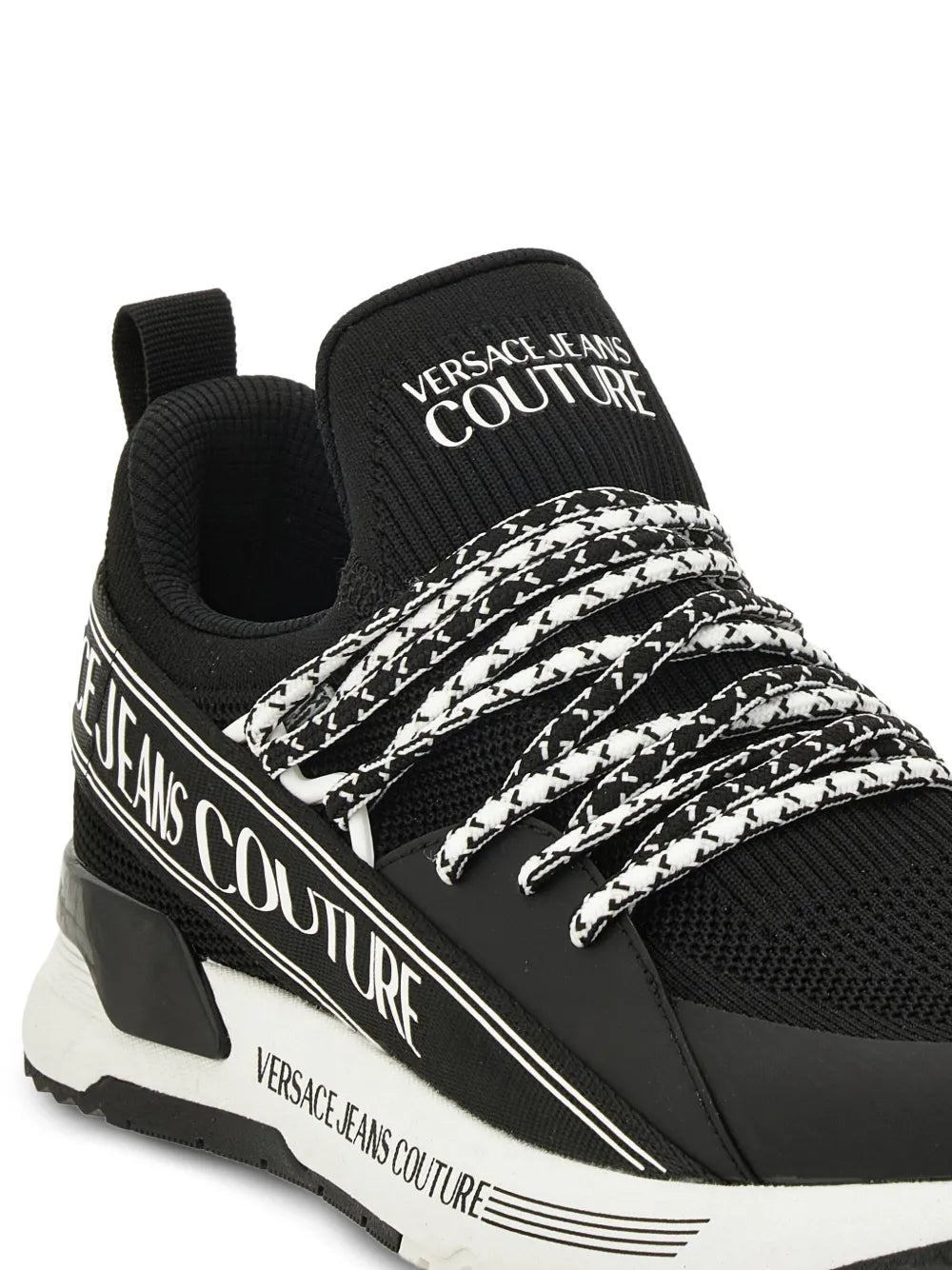Versace Jeans Couture Lace-Up Logo Sneakers
