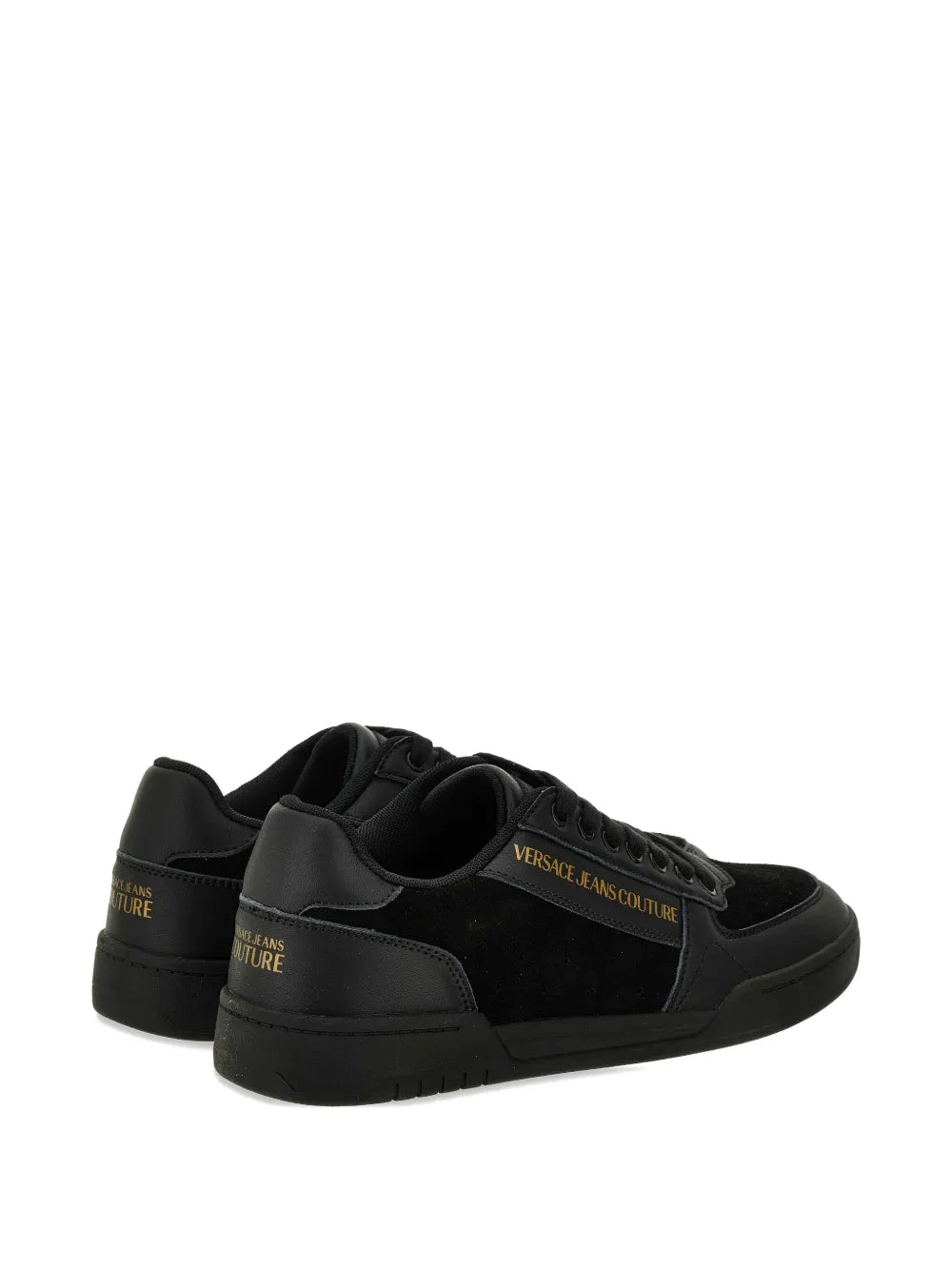 Versace Jeans Couture Logo Leather Sneakers