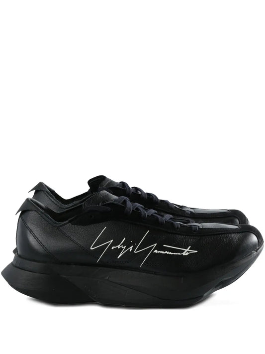 Y-3 Adios Pro 3.0 Lx Signature-Detail Leather Trainers