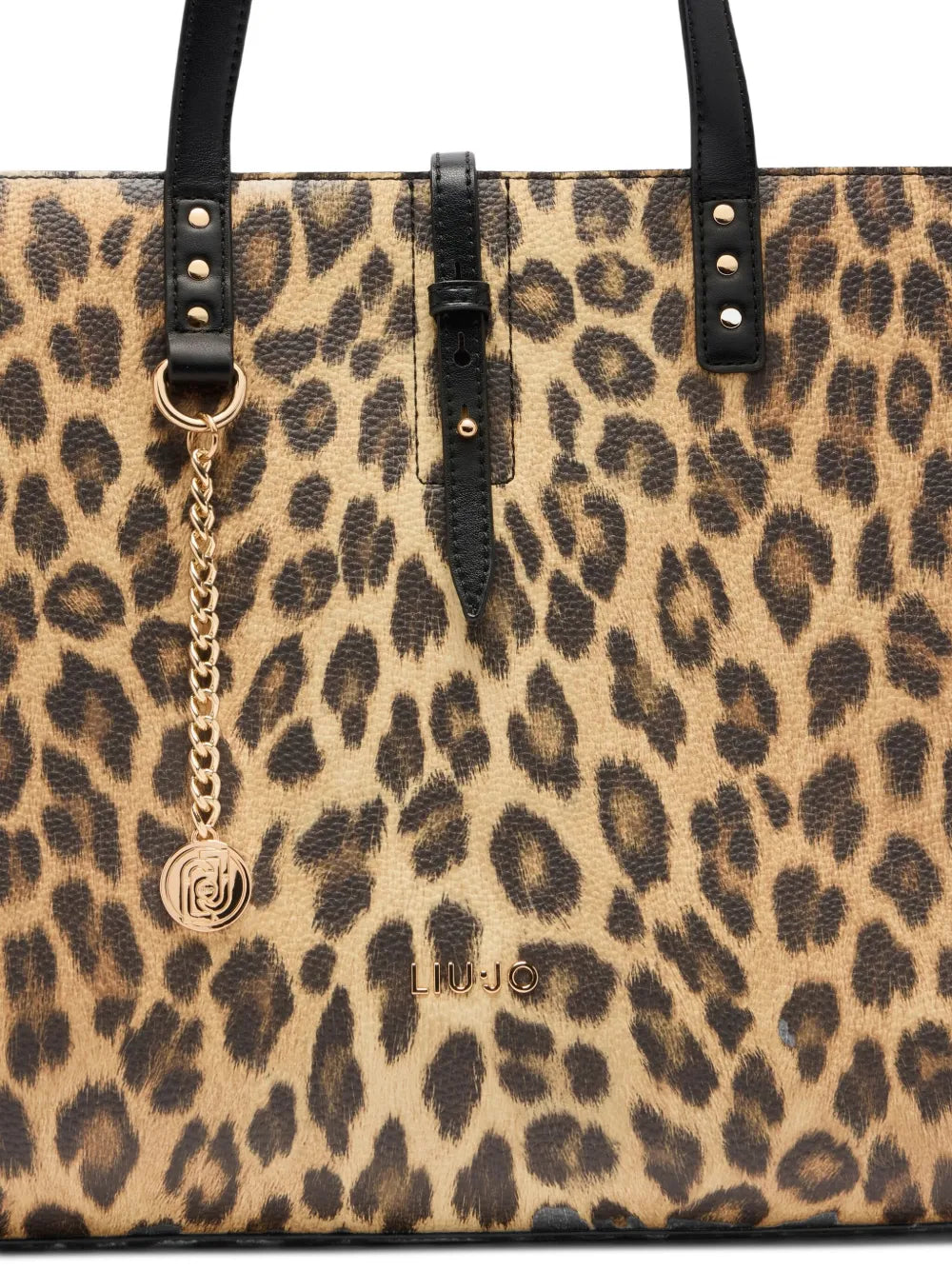 LIU JOlarge animal-print tote bag