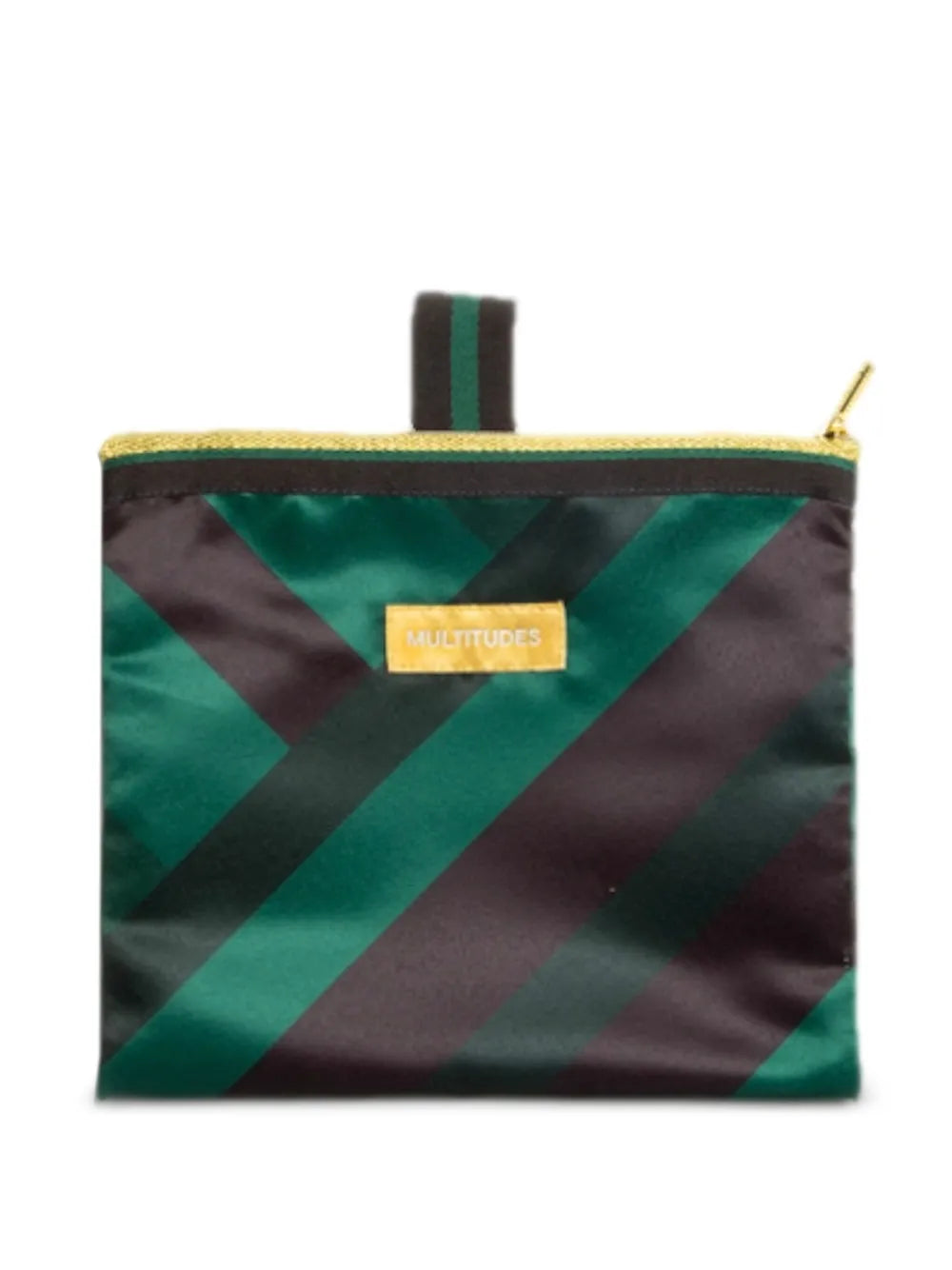 MULTITUDES BAGSpleated geometric-pattern tote bag
