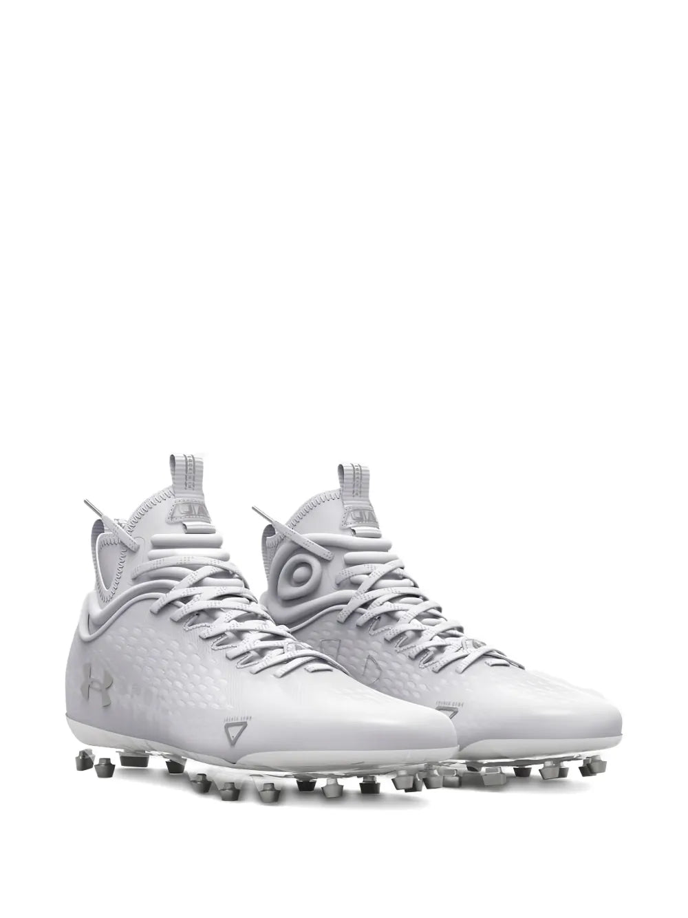 Under Armour Spotlight Lux Mc 2.0 White/Metallic Silver Cleats