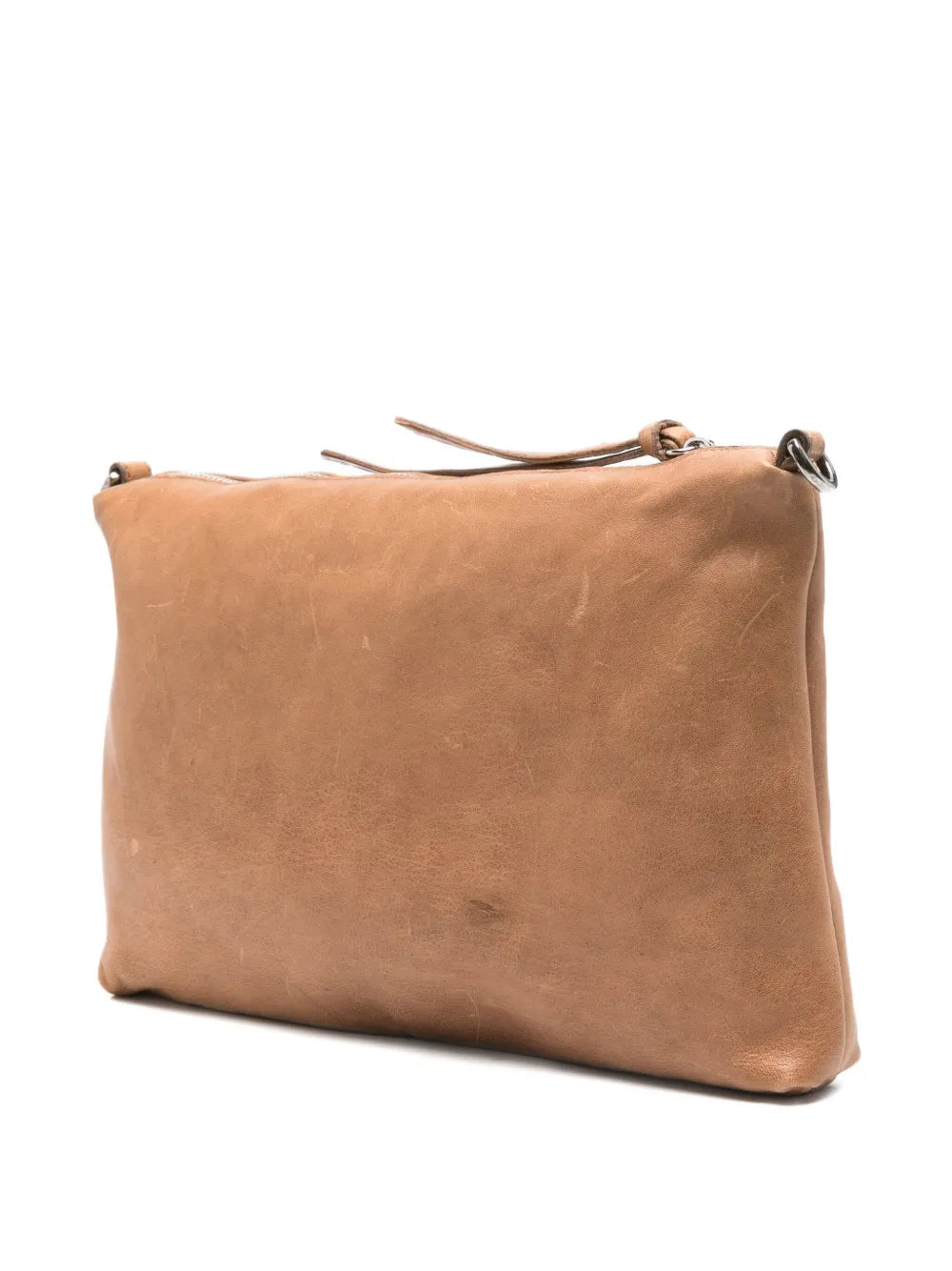 SOMMETleather woven-panel shoulder bag
