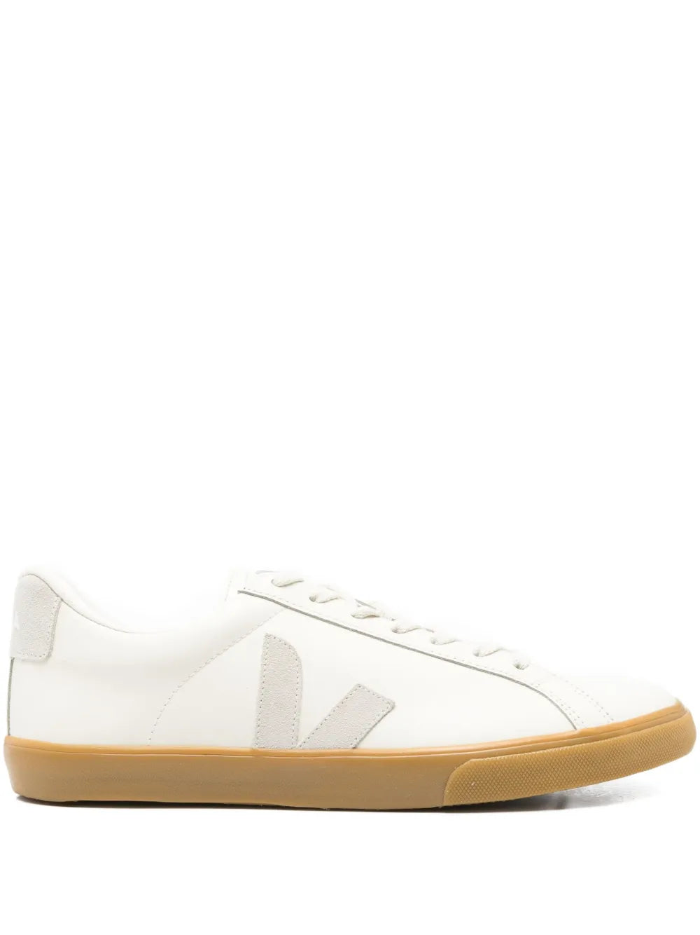 Veja Leather V Logo Sneakers