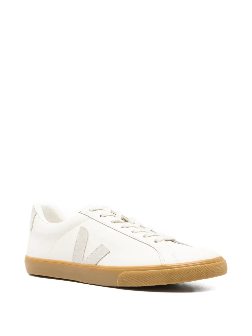 Veja Leather V Logo Sneakers