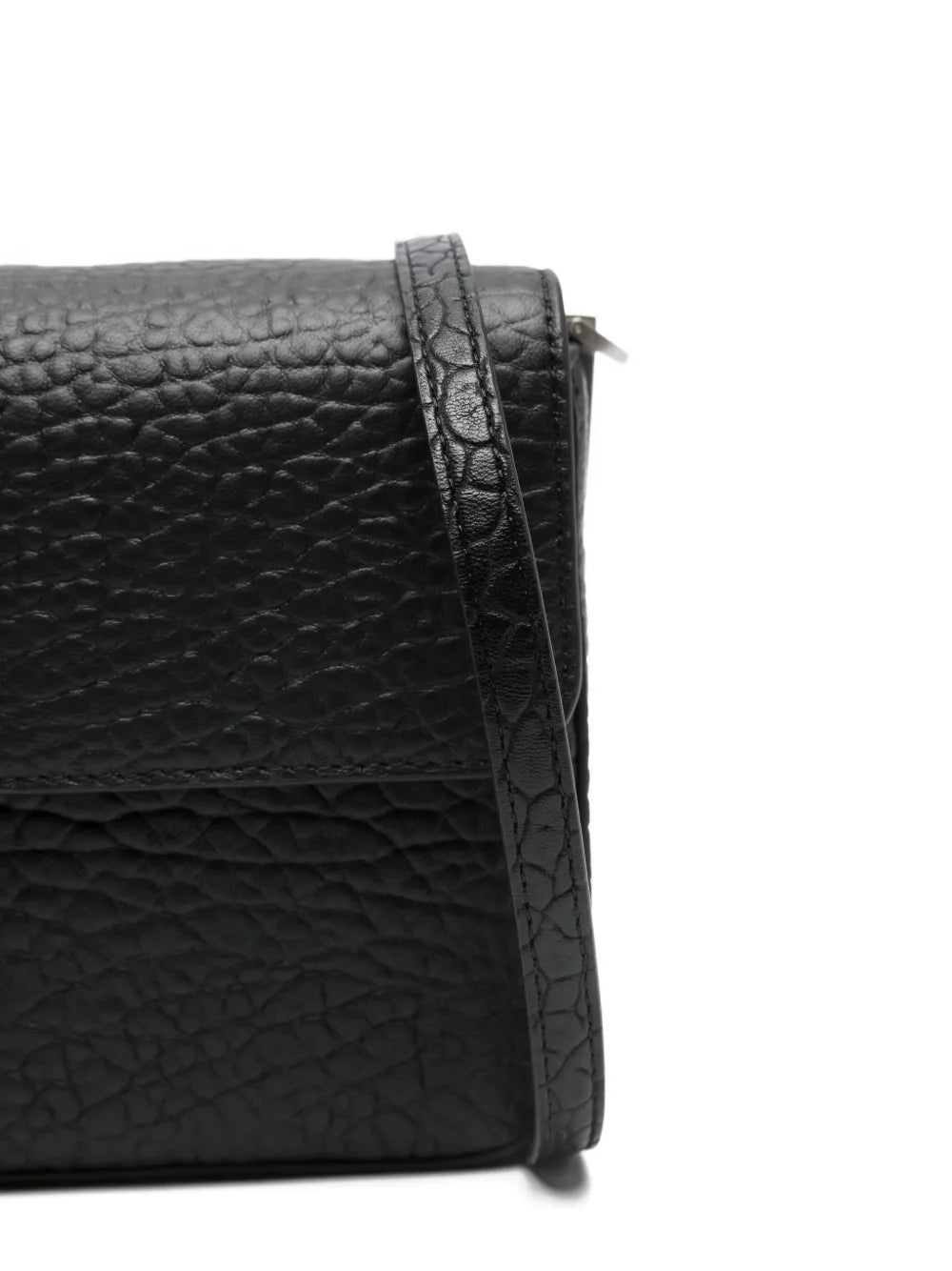 PINKOtextured-leather shoulder bag