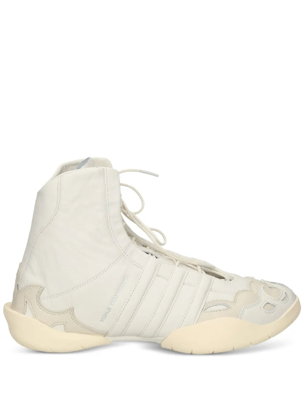 Y-3 Regu 2002 Hi Lace-Up Leather High-Top Trainers
