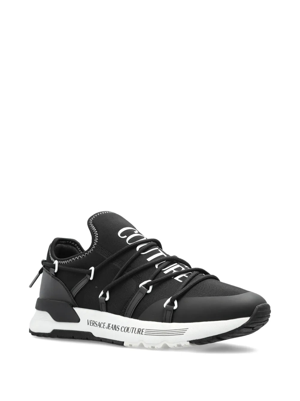Versace Jeans Couture Lace-Up Logo Sneakers