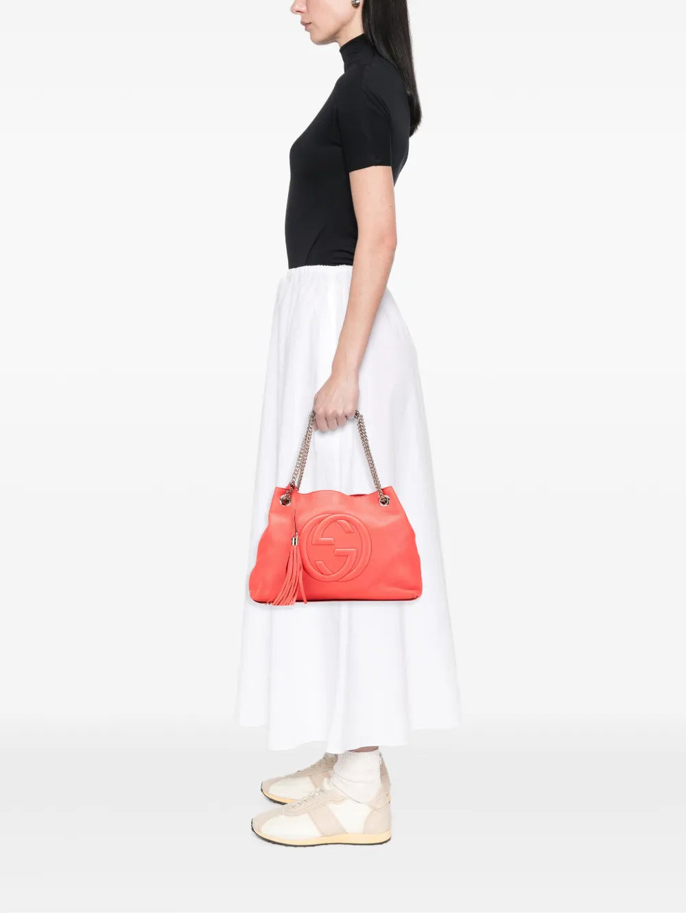 Pre-OwnedGucci Pre-Owned2016-2025 Medium Leather Soho Chain tote bag