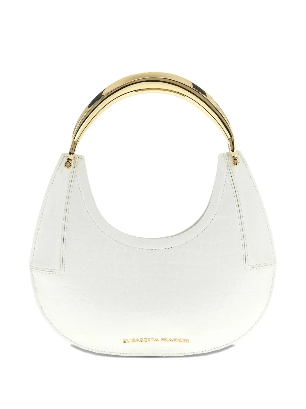 Elisabetta Franchilogo-plaque shoulder bag