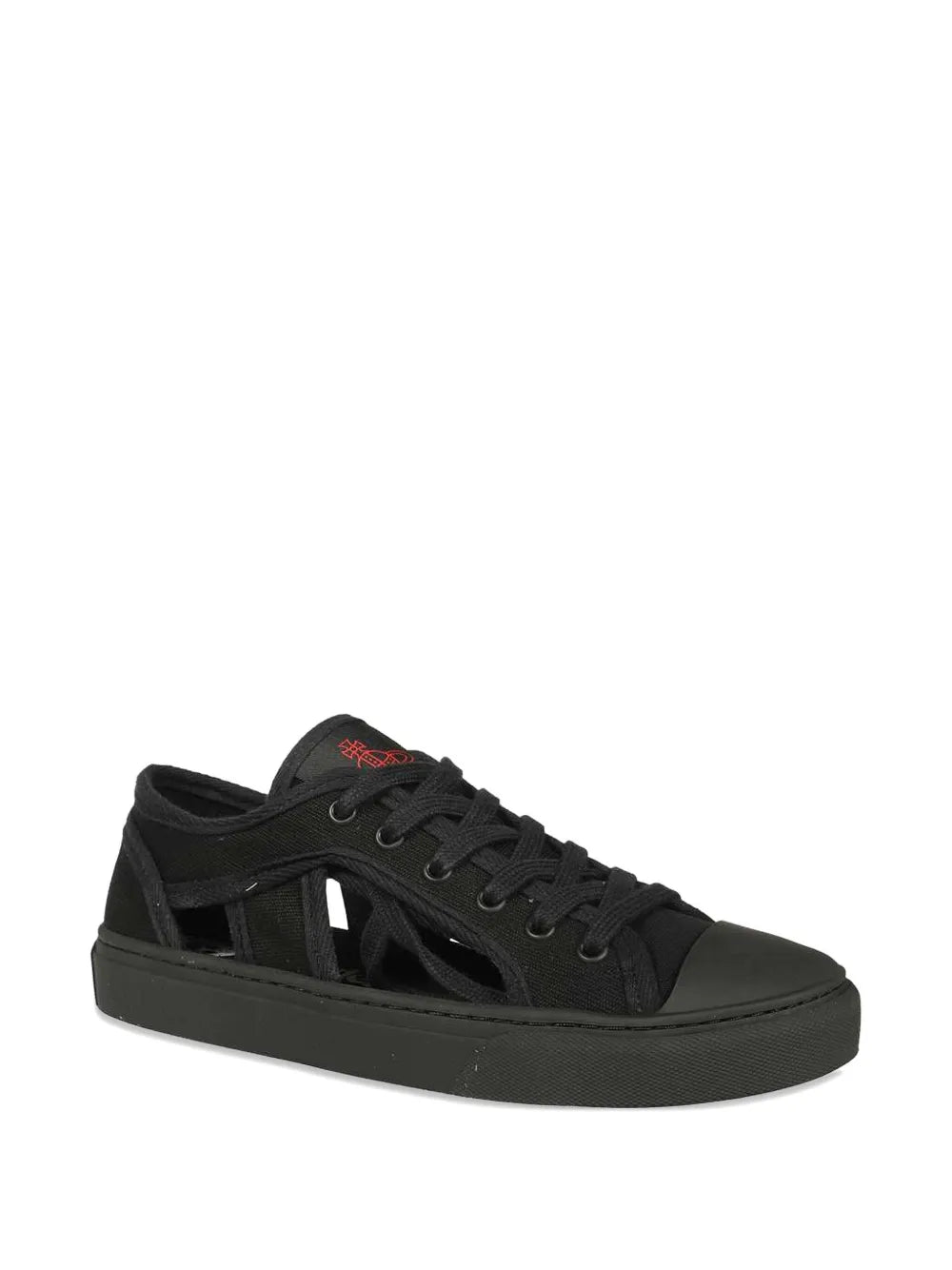 Vivienne Westwood Cut-Out Canvas Sneakers
