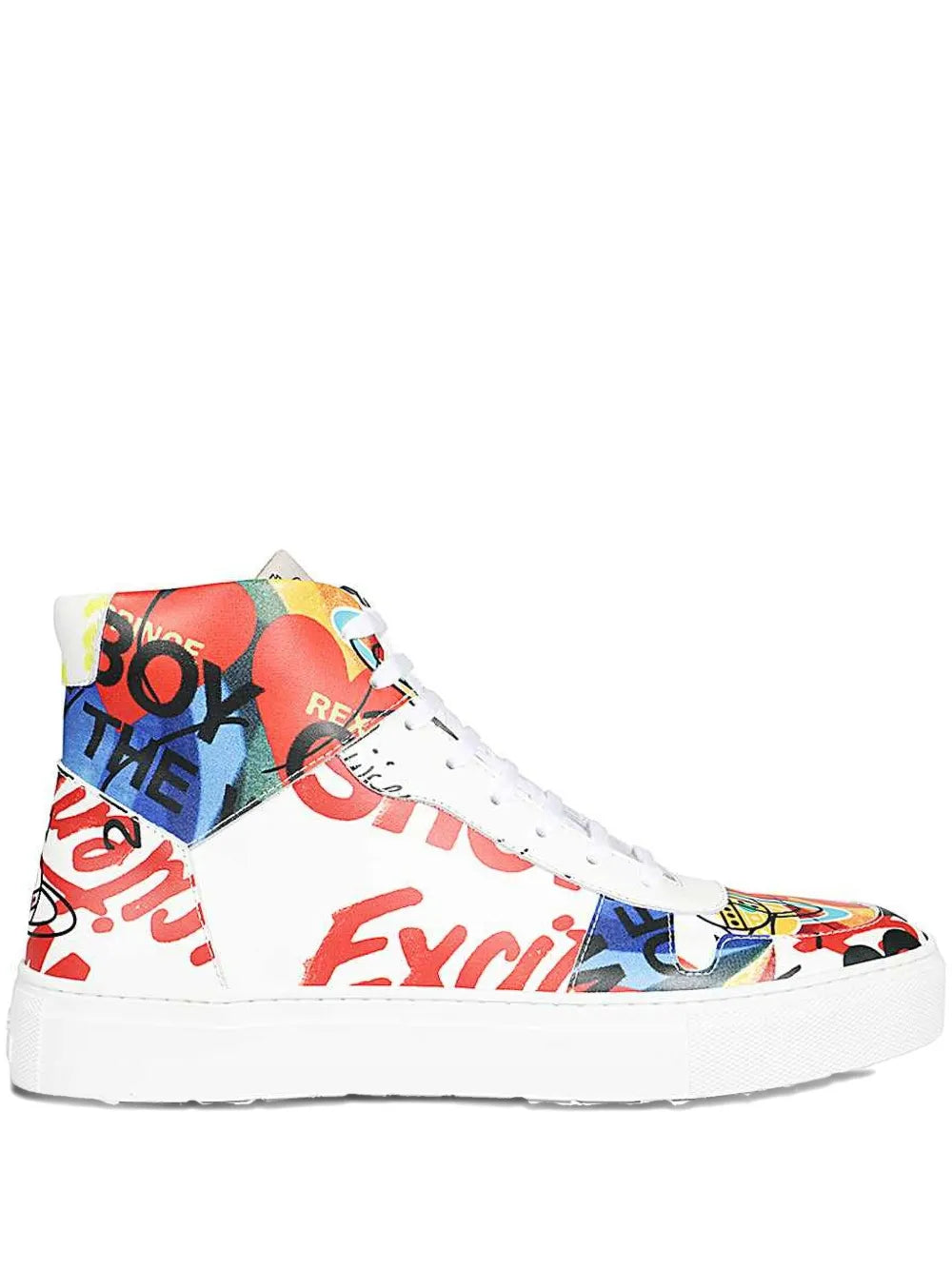 Vivienne Westwood High-Top Graphic-Print Sneakers