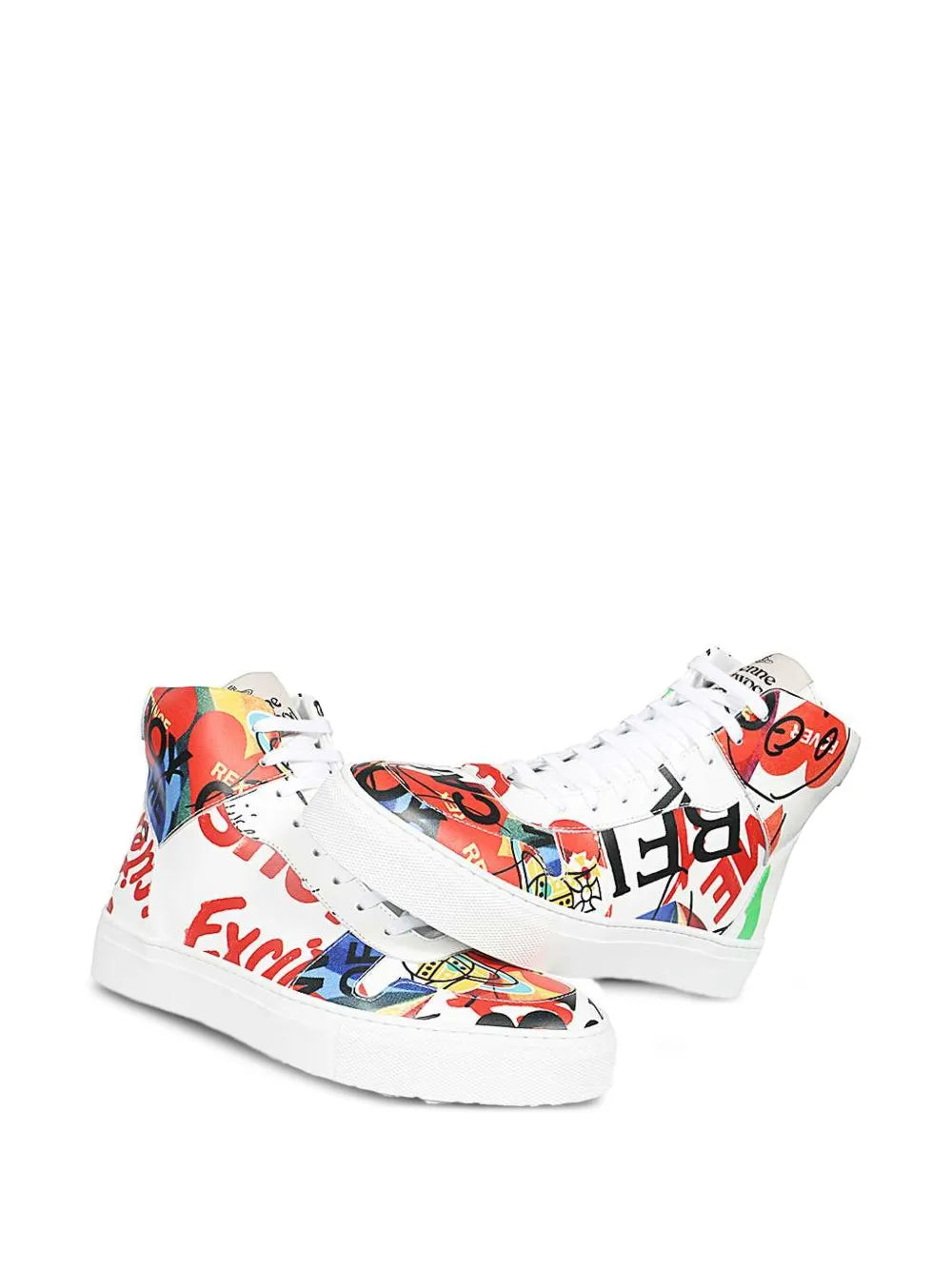 Vivienne Westwood High-Top Graphic-Print Sneakers