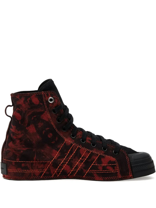 Y-3 Nizza Hi Tie-Dye High-Top Sneakers