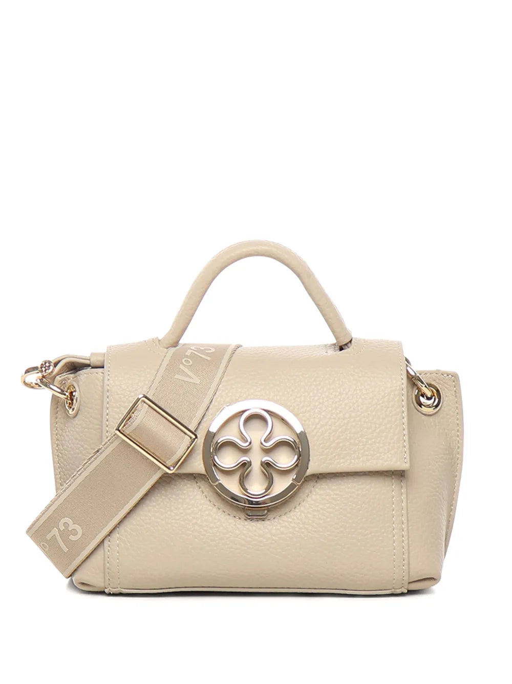 V3Federica circular-emblem tote bag