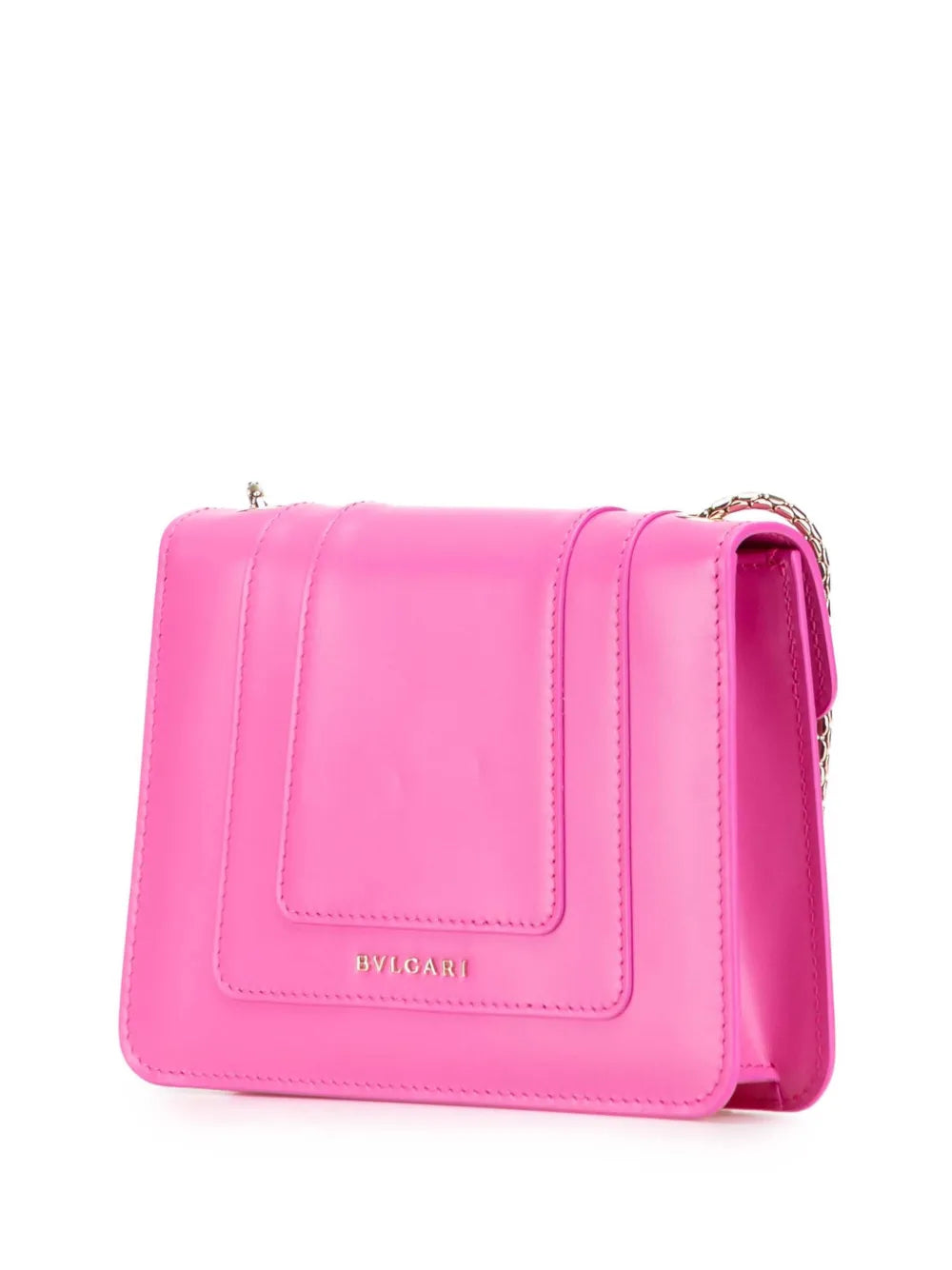 Pre-OwnedBvlgari Pre-Owned2021-2025 Small Leather Square Serpenti Forever Chain crossbody bag