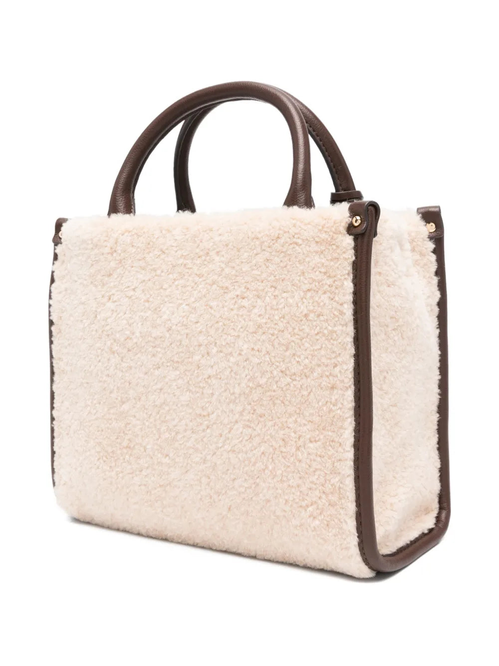 LIU JOshearling leather tote bag