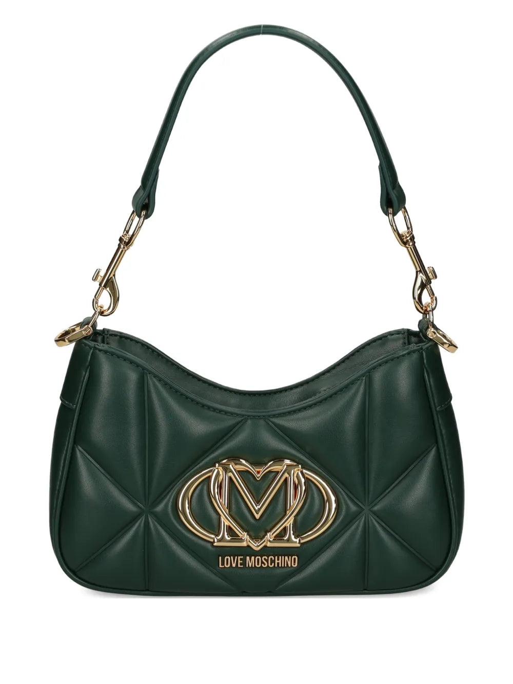 Love Moschinoquilted logo-plaque shoulder bag