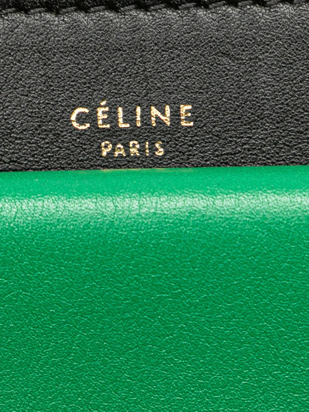 Pre-OwnedCeline Pre-Owned2014 Tricolor Leather Pocket Envelope Zip crossbody bag