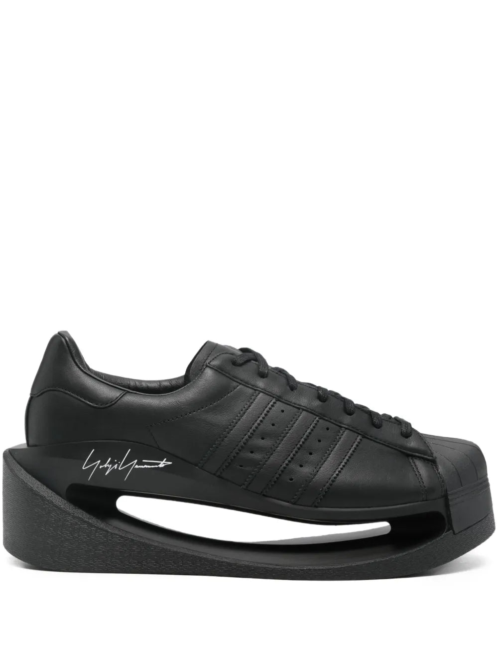 Y-3 Platform Leather Trainers