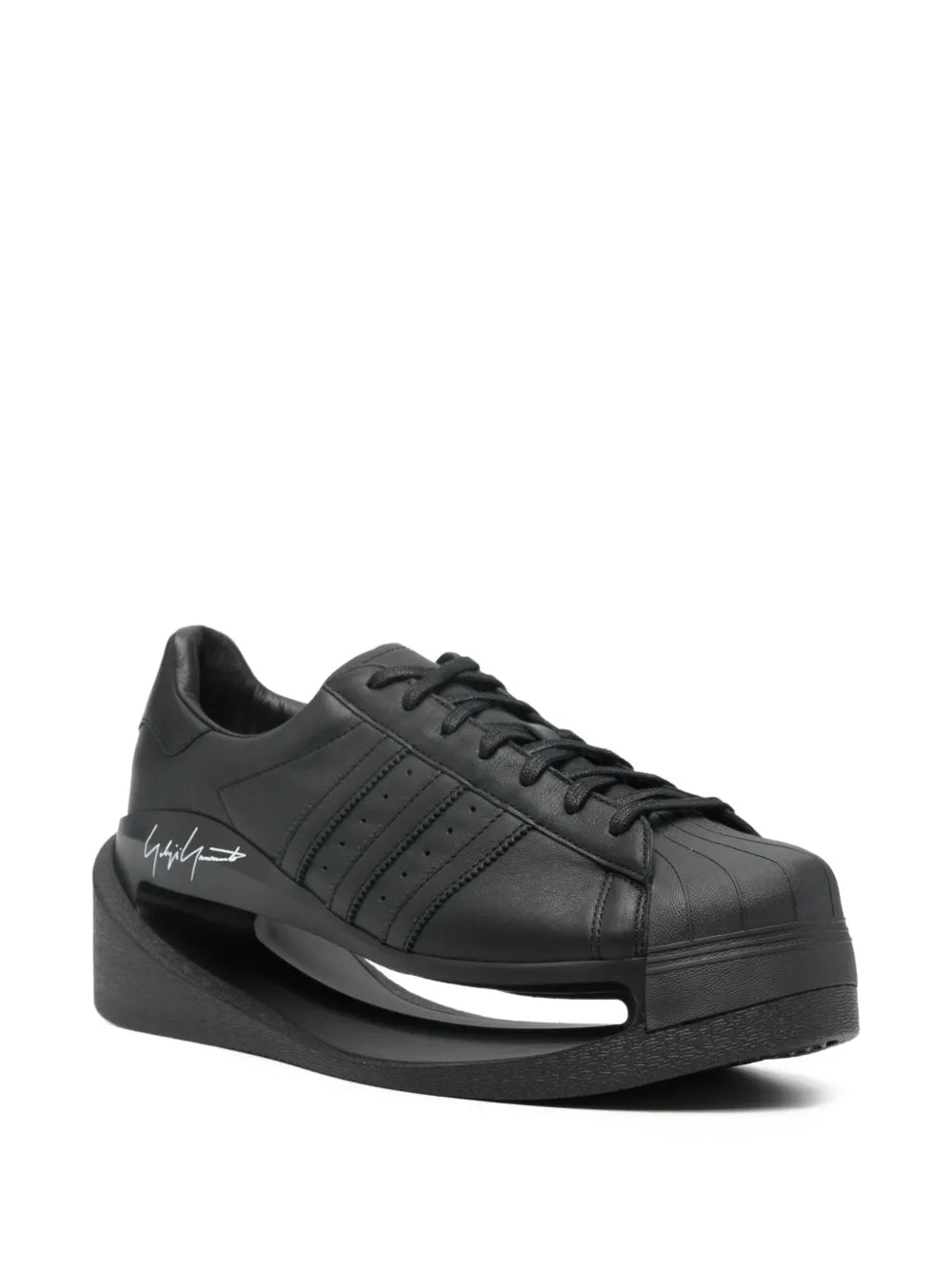 Y-3 Platform Leather Trainers