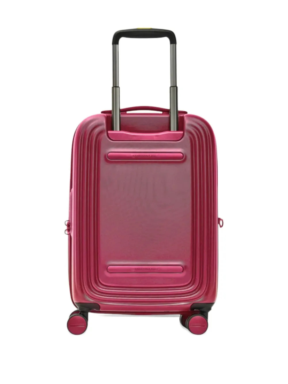 Mandarina DuckLogoduck ribbed trolley suitcase