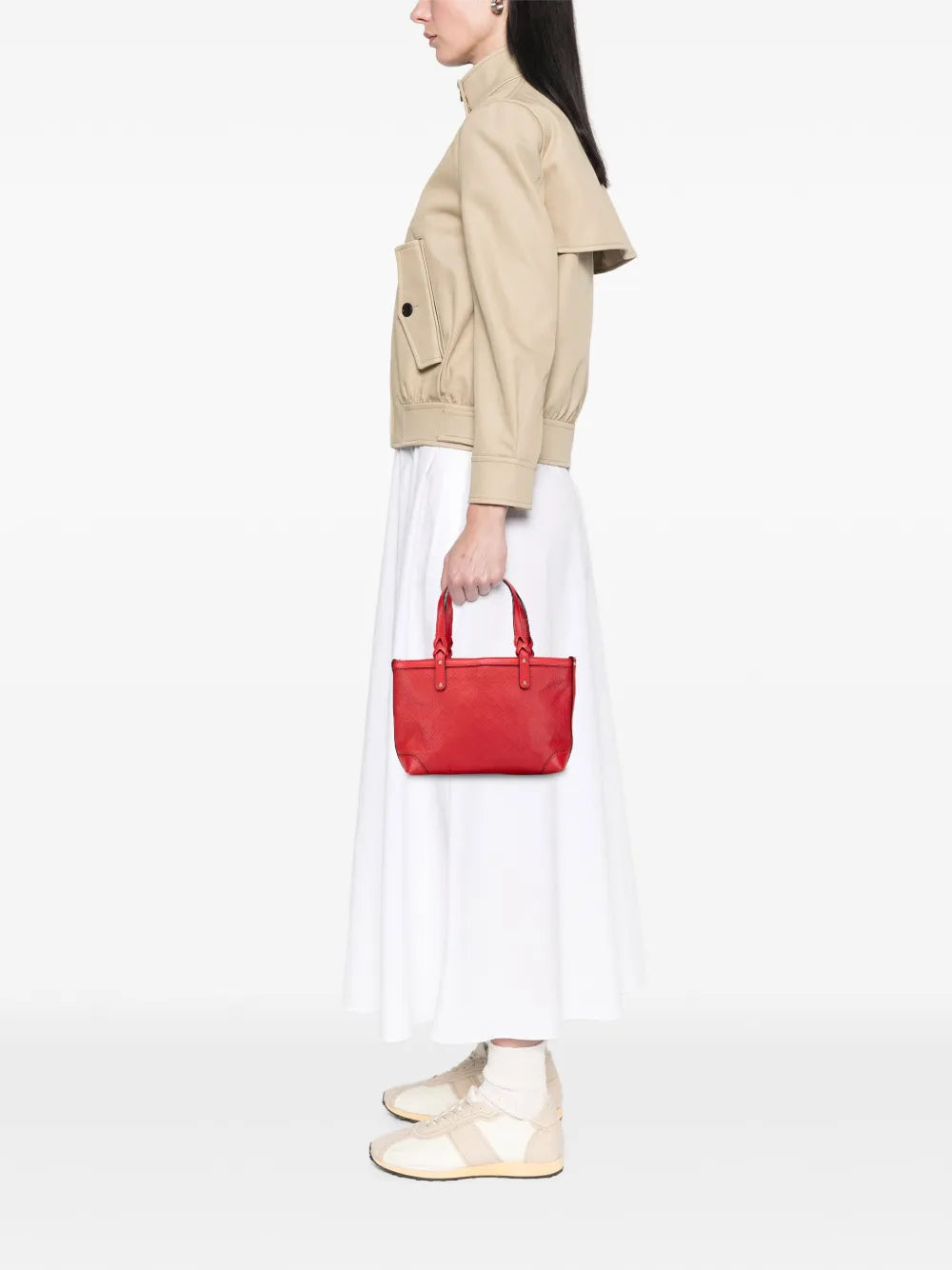 Pre-OwnedGucci Pre-Owned2016-2025 Small Diamante Leather Craft tote bag
